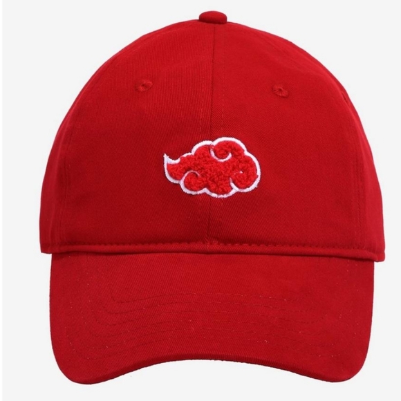 Naruto Shippuden Chenille Akatsuki Cloud Cap HAT - BoxLunch Exclusive - NEW - Picture 1 of 5